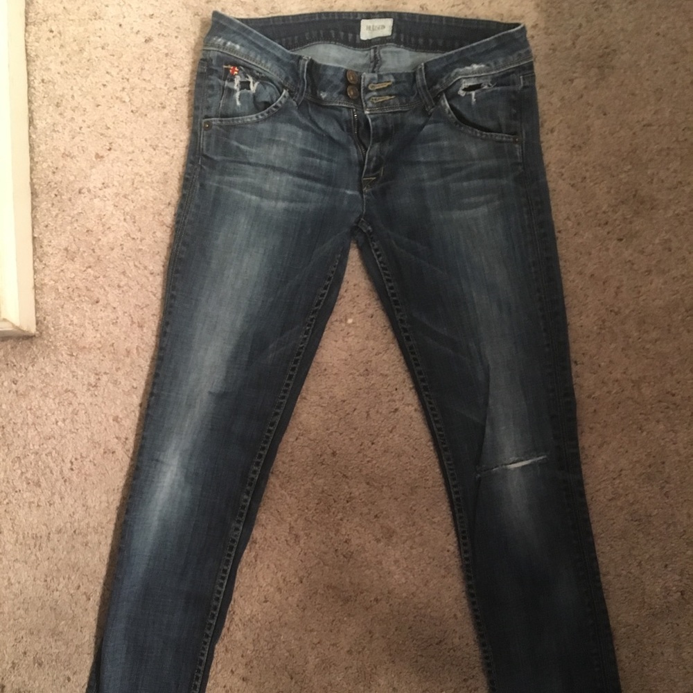 Hudson Straight Leg Denim Jeans
